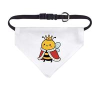 Azeeda Small 'Queen Bee' Dog/Cat/Pet Bandana (PD00071317)