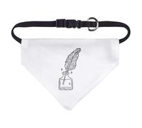 Azeeda Small 'Quill and Ink Bottle ' Dog/Cat/Pet Bandana (PD00066369)