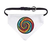 Azeeda Small 'Rainbow Spiral' Dog/Cat/Pet Bandana (PD00073067)