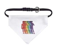 Azeeda Small 'Rainbow Statue Of David' Dog/Cat/Pet Bandana (PD00083159)