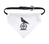 Azeeda Small 'Raven on Viking Shield' Dog/Cat/Pet Bandana (PD00079063)