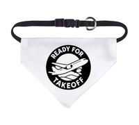 Azeeda Small 'Ready For Takeoff' Dog/Cat/Pet Bandana (PD00068989)