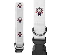 Azeeda Small 'Retro Game Style Vampire' Dog Collar (PR00078083)