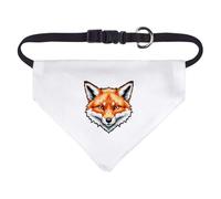 Azeeda Small 'Retro Style Fox Head' Dog/Cat/Pet Bandana (PD00077655)
