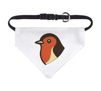 Azeeda Small 'Robin Head' Dog/Cat/Pet Bandana (PD00071275)