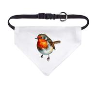 Azeeda Small 'Robin Redbreast' Dog/Cat/Pet Bandana (PD00080557)