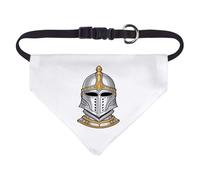 Azeeda Small 'Royal Knight Helmet' Dog/Cat/Pet Bandana (PD00078915)