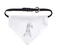 Azeeda Small 'Samurai Warrior' Dog/Cat/Pet Bandana (PD00079331)