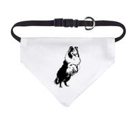 Azeeda Small 'Sheltie Dog on Hind Legs' Dog/Cat/Pet Bandana (PD00066955)