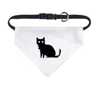 Azeeda Small 'Simple Cat Motif' Dog/Cat/Pet Bandana (PD00073863)