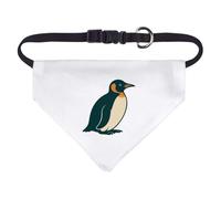 Azeeda Small 'Sitting Penguin' Dog/Cat/Pet Bandana (PD00071039)