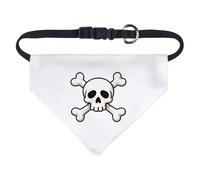 Azeeda Small 'Skull and Crossbones' Dog/Cat/Pet Bandana (PD00078681)