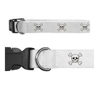 Azeeda Small 'Skull and Crossbones' Dog Collar (PR00078631)