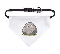 Azeeda Small 'Smiling Cartoon Rock' Dog/Cat/Pet Bandana (PD00077949)
