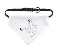 Azeeda Small 'Soccer Player Kicking Ball' Dog/Cat/Pet Bandana (PD00073495)