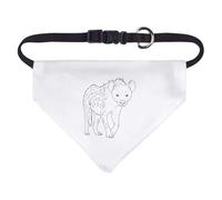 Azeeda Small 'Spotted Hyena Prowling' Dog/Cat/Pet Bandana (PD00066985)