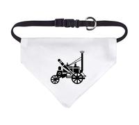 Azeeda Small 'Steam Car' Dog/Cat/Pet Bandana (PD00068815)