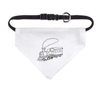 Azeeda Small 'Steam Train' Dog/Cat/Pet Bandana (PD00072241)