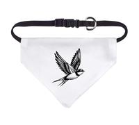 Azeeda Small 'Swallow Bird In Flight' Dog/Cat/Pet Bandana (PD00067617)