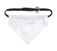 Azeeda Small 'Sweet Peach Fruit' Dog/Cat/Pet Bandana (PD00066917)