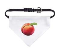 Azeeda Small 'Sweet Peach Fruit' Dog/Cat/Pet Bandana (PD00066919)