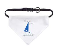 Azeeda Small 'Thank You For Your Help' Dog/Cat/Pet Bandana (PD00067979)