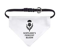 Azeeda Small 'Thistle Scotland's Fiercest Bloom' Dog/Cat/Pet Bandana (PD00068321)