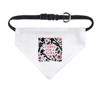 Azeeda Small 'Three for a Girl' Dog/Cat/Pet Bandana (PD00084723)