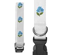 Azeeda Small 'Three Forget Me Not Flowers' Dog Collar (PR00070549)