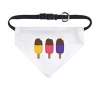 Azeeda Small 'Three Ice Lollies' Dog/Cat/Pet Bandana (PD00065221)