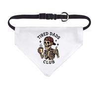 Azeeda Small 'Tired Dads Club' Dog/Cat/Pet Bandana (PD00071001)