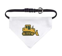 Azeeda Small 'Toy Bulldozer' Dog/Cat/Pet Bandana (PD00071251)