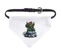 Azeeda Small 'Troll on Rock' Dog/Cat/Pet Bandana (PD00082151)