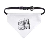 Azeeda Small 'Two Lhasa Apso Dogs' Dog/Cat/Pet Bandana (PD00073797)