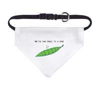 Azeeda Small 'Two Peas In A Pod' Dog/Cat/Pet Bandana (PD00072431)