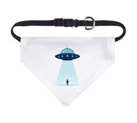 Azeeda Small 'UFO Beaming up a Person' Dog/Cat/Pet Bandana (PD00077183)