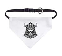 Azeeda Small 'Viking Warrior Portrait' Dog/Cat/Pet Bandana (PD00072863)