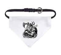 Azeeda Small 'Viking Warrior With Battle Axe' Dog/Cat/Pet Bandana (PD00069641)