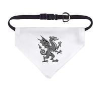 Azeeda Small 'Vintage Dragon' Dog/Cat/Pet Bandana (PD00073897)