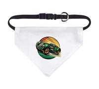 Azeeda Small 'Vintage Racing Car' Dog/Cat/Pet Bandana (PD00079167)