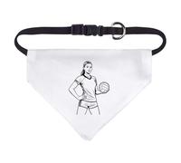 Azeeda Small 'Volleyball Player' Dog/Cat/Pet Bandana (PD00082501)
