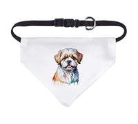Azeeda Small 'Watercolour Style Lhasa Apso' Dog/Cat/Pet Bandana (PD00083759)