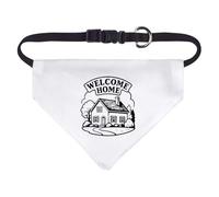 Azeeda Small 'Welcome Home' Dog/Cat/Pet Bandana (PD00071743)