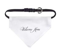 Azeeda Small 'Welcome Home' Dog/Cat/Pet Bandana (PD00087125)