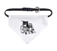 Azeeda Small 'Wheelchair' Dog/Cat/Pet Bandana (PD00075397)