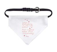 Azeeda Small 'When Everything Is Just Too Much ' Dog/Cat/Pet Bandana (PD00072143)