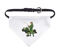 Azeeda Small 'Woman Racer Celebrating Victory' Dog/Cat/Pet Bandana (PD00068263)