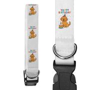 Azeeda Small 'Yappy Birthday Cockapoo' Dog Collar (PR00069833)