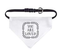 Azeeda Small 'You Are Loved' Dog/Cat/Pet Bandana (PD00083239)
