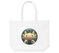 Azeeda 'Smiling Axolotl' Tote Shopping Bag For Life (BG00081690)